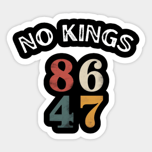 No-kings-in-america Sticker